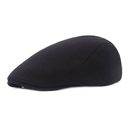217avey24cl.jpg UTTPLL Men's Soft Fitted Cotton Newsboy Hat Winter Driving Cap