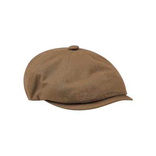 21pb6fg4aul.jpg POUDAY Men's Classic Newsboy Hat Vintage Cabbie Cap in Cotton