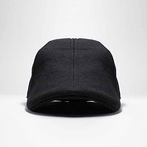 31akgsijbgl.jpg Boston Scally Co. The Original Boston Scally Cap - Black 6 Panel Newsboy Hat for Men
