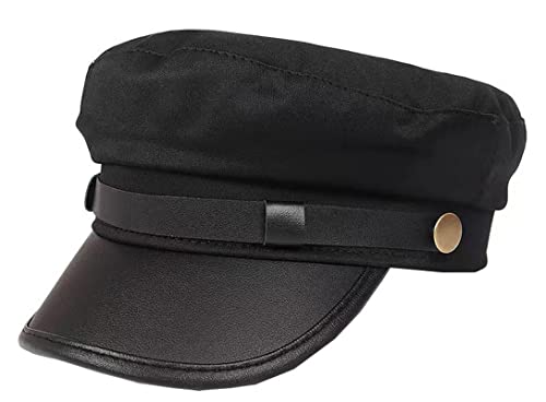 31cdhfkm zl.jpg Brcus Mens Newsboy Cap - Yacht Captain Style Sailor Hat