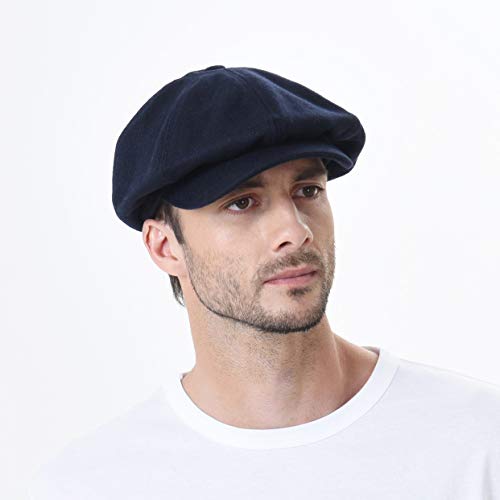 31hmqbzktxl.jpg WITHMOONS Wool Felt Newsboy Hat for Men and Women in SL3458 during Summer and Autumn Festivals | WITHMOONS Simple Iv