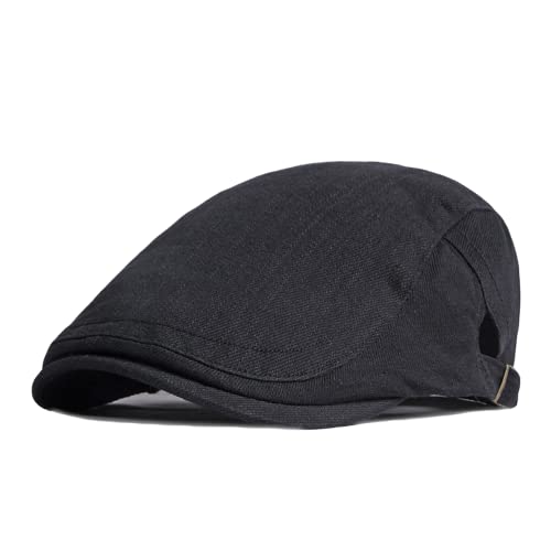 31kmlsb c9l.jpg Qianuer 2 Pack Men's Adjustable Newsboy Flat Cap Beret