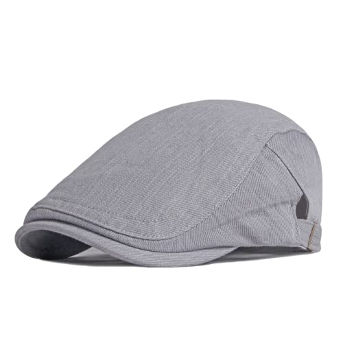 31l8p4uqedl.jpg Qianuer 2 Pack Men's Adjustable Newsboy Flat Cap Beret
