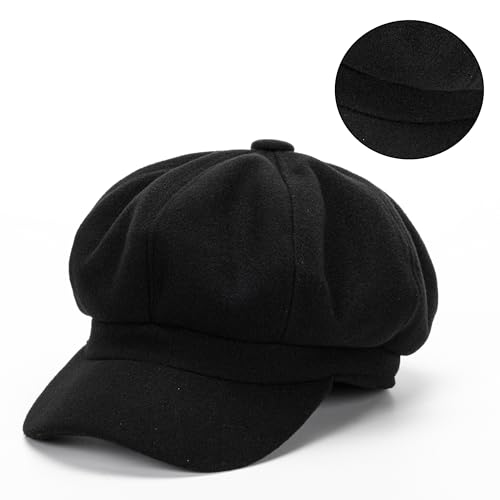 31oglsfgdul.jpg INOGIH Women's Wool-Blend Newsboy Cap Winter Beret Hat