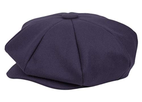 31vv4tgtavl.jpg LUMINOUS FASHION Super Big 100% Wool 8 Panel Men's Oversized Newsboy Hats