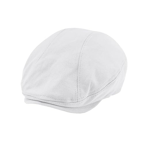 31g ttauh9l.jpg POUDAY Men's Breathable Soft Cotton Newsboy Cap for Summer Driving Golf Hunting