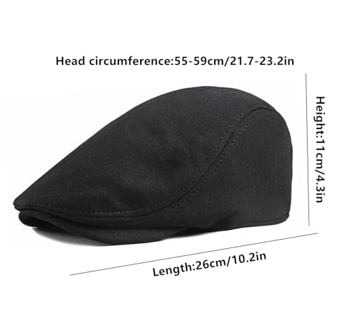 31r6h2n8sdl.jpg 2 Pack DIYDECAL Mens Ivy Gatsby Newsboy Driving Cap
