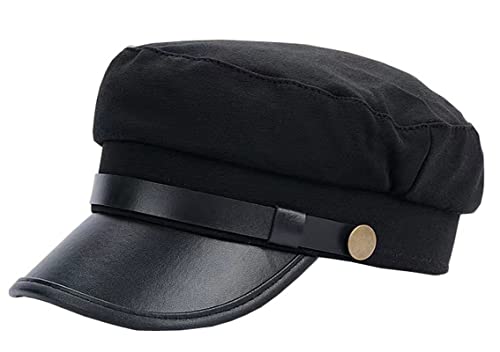 31ufid62psl.jpg Brcus Mens Newsboy Cap - Yacht Captain Style Sailor Hat