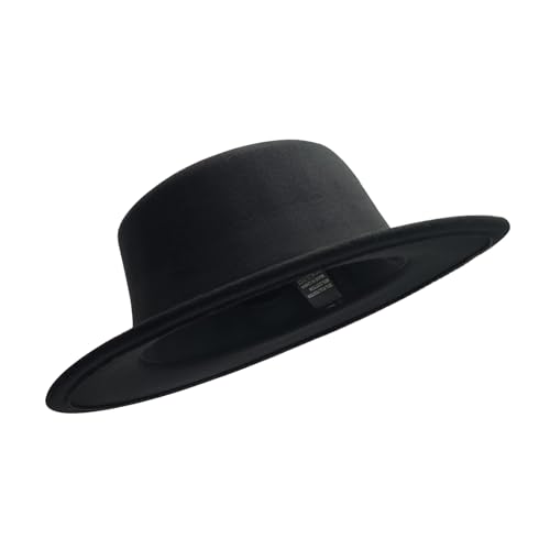 31wuwwaaepl.jpg Willheoy Flat Top Hats for Women & Pork Pie Hats for Men