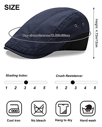 413aofufyzs 1.jpg Zhanmai 4-Piece Summer Ivy Cap and Flat Hat for Men