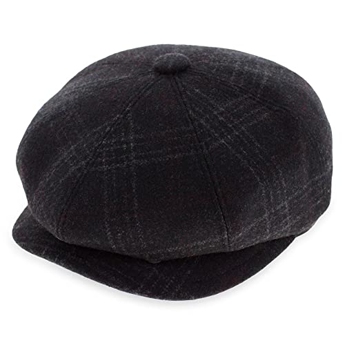 4149xgmq2al 1.jpg Belfry Newsboy Gatsby Men's Women's Soft Tweed Wool Cap (8 Colors)