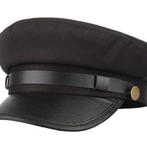 GEMVIE Classic British Flat Top Fisherman Hat in Cotton