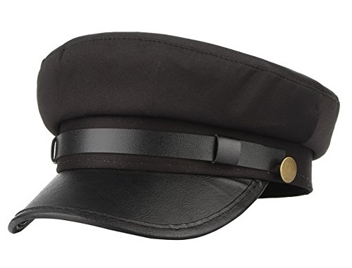 415ntnpqrxl.jpg GEMVIE Classic British Flat Top Fisherman Hat in Cotton