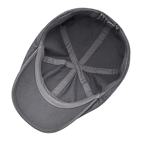 41a7piw6ijl 1.jpg VOBOOM Cotton Flat Cabbie Hat - Gatsby Ivy Irish Hunting Newsboy Cap