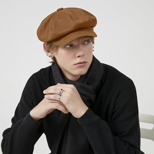41aru0qbyl.jpg Gajaous Classic Newsboy Hats for Men and Women