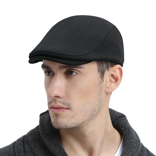 41c rpslddl.jpg FEINION Men's Wool Blend Newsboy Ivy Hat