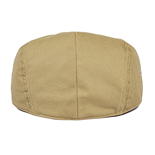 41dqzngshpl.jpg JANGOUL Men's Ivy Cap Newsboy Flat Hat in Cotton Twill