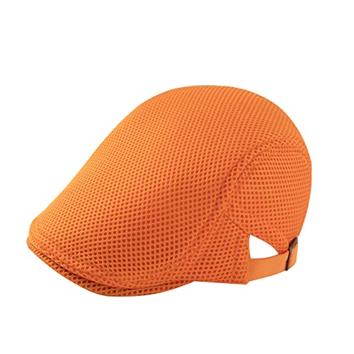 41dw1fsull.jpg Breathable Mesh Flat Cap for Men | Ivy Inspired Newsboy Beret