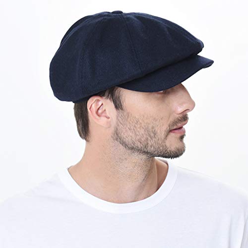 41fogiylggl.jpg WITHMOONS Wool Felt Newsboy Hat for Men and Women in SL3458 during Summer and Autumn Festivals | WITHMOONS Simple Iv