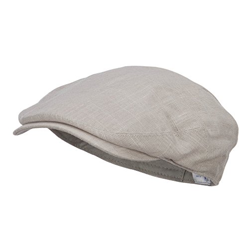 41ibdgal05l 6.jpg Men's Linen Summer Ivy Cap for Cool Comfort and Stylish Look | Summer Ivy Cap by e4Hats.com: Linen Material for Men