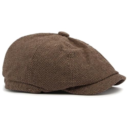 41io9mjdlel.jpg Qiabao Mens Classic Newsboy Flat Cap