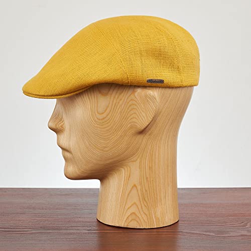 41l6 mr9yvl.jpg Sterkowski Ivy Five Natural Linen Flat Cap for All
