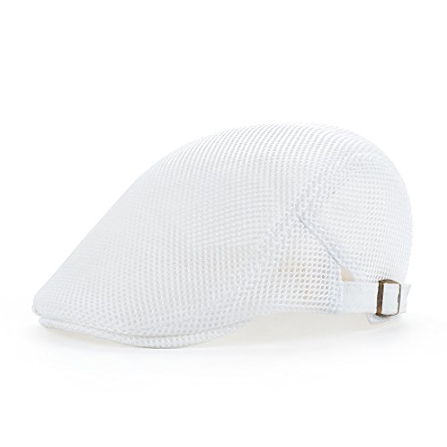 41lg p6e7gl.jpg Breathable Mesh Flat Cap for Men | Ivy Driver Beret Newsboy