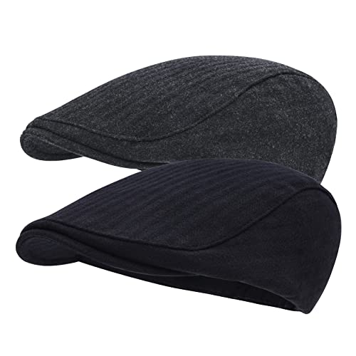 41mrbdvsiul.jpg STARANCE 2 Pack Men's Wool Ivy Cap for Driving