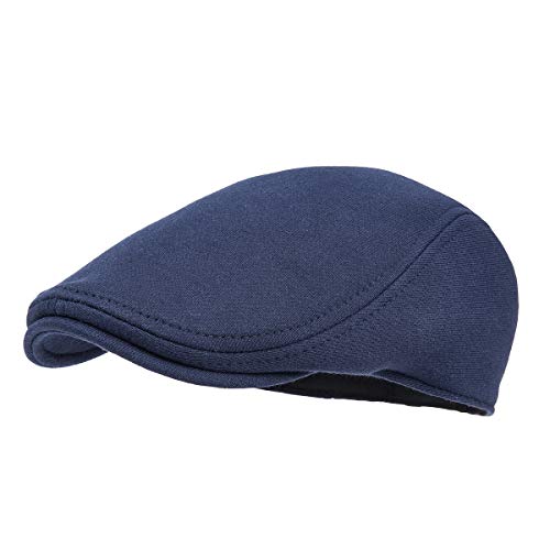 41mzfejsrkl.jpg FEINION Men's Cotton Newsboy Cap Soft Fit Cabbie Hat