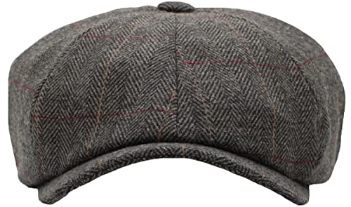 41nytcg295l.jpg KBETHOS Mens Fashion Classic Flat Cap Hat Collection Wool Gatsby
