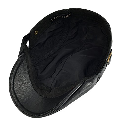 41omg2hx2kl.jpg VOBOOM Adjustable Genuine Leather Ivy Cap