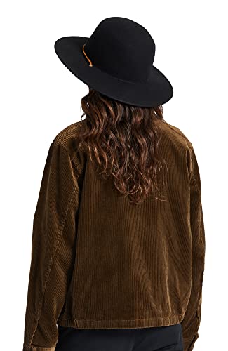 41qtim82pql 1.jpg Brixton Men's Tiller Wide Brim Felt Fedora Hat for Stylish Summer Outings | Brixton Men's Tiller Wide Brim Felt Fedo