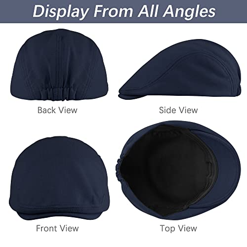 41u74djpnal.jpg KUTTOR Men's Soft Stretch Fit Newsboy Cap Outdoor Daily Use
