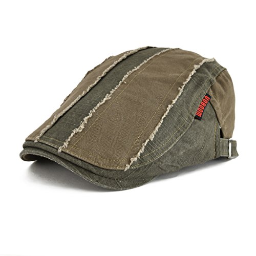 41uk00orell.jpg VOBOOM Genuine Cotton Distressed Ivy Newsboy Cap