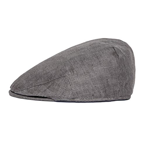 41xvxsyokwl 5.jpg Botvela Men's Breathable Linen Flat Ivy Newsboy Hat for Summer | Botvela Men Linen Flat Ivy Breathable Summer Newsbo