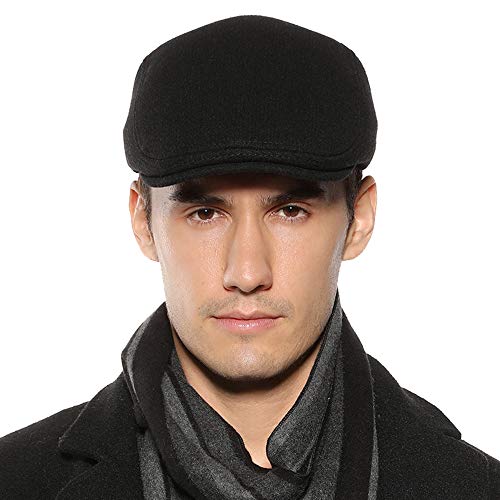 41yuinrcgil.jpg Sumolux Mens Winter Beret Hat Flat Cap