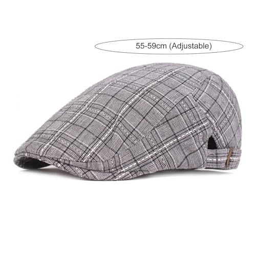 41b8f1er75l.jpg Ivy-Gatsb Cyrkle Adjustable Herringbone Newsboy Cap for Men Women