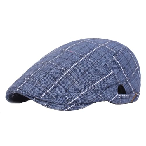 41bdvr5kc0l.jpg Botvela Men's Classic Newsboy Flat Cap (Blue, One Size)