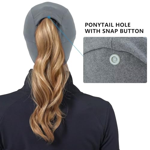 41bwf4fmdol.jpg Gadiemkennds Women's Winter Reflective Fleece Hat with Ear Warmer