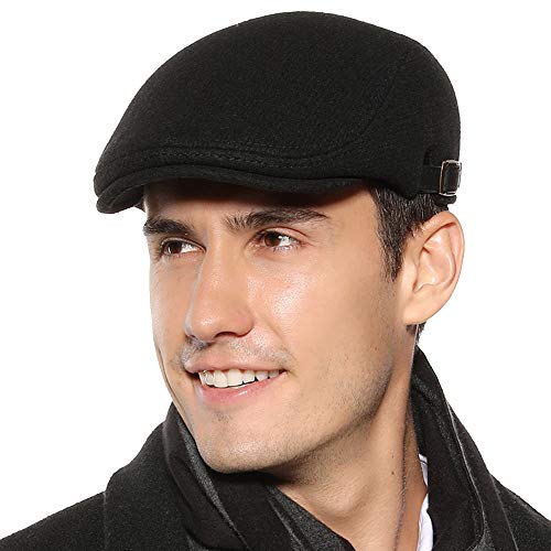 41ci 0iobwl.jpg Sumolux Mens Winter Beret Hat Flat Cap