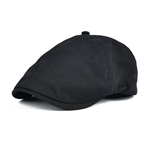 41dxuynzal.jpg VOBOOM Cotton Washing Flat Cap Cabbie Hat