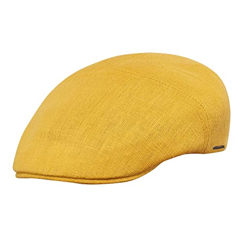 41fuqrhhlol.jpg Sterkowski Ivy Five Natural Linen Flat Cap for All