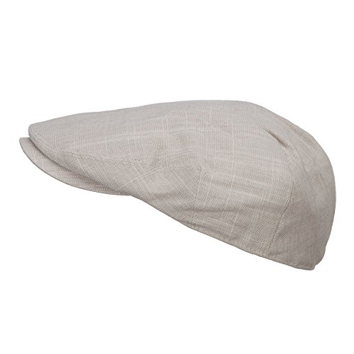 41fkjfbom1l 6.jpg Men's Linen Summer Ivy Cap for Cool Comfort and Stylish Look | Summer Ivy Cap by e4Hats.com: Linen Material for Men