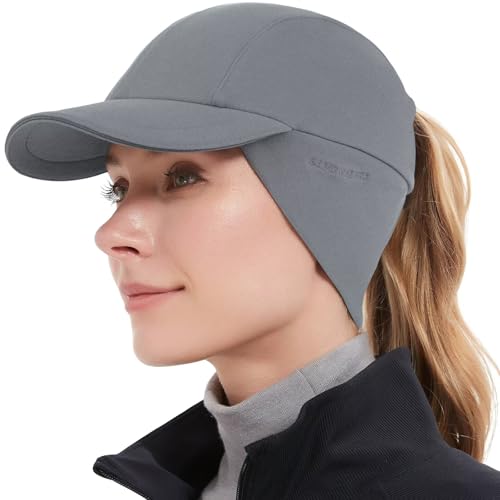 41giho3a8l.jpg Gadiemkennds Women's Winter Reflective Fleece Hat with Ear Warmer