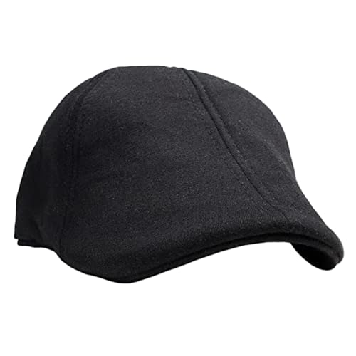 41hzylcibxl.jpg Boston Scally Co. The Original Boston Scally Cap - Black 6 Panel Newsboy Hat for Men