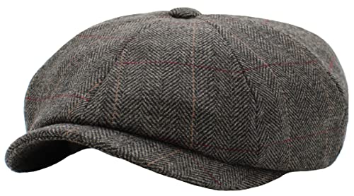 41sgjputrbl.jpg KBETHOS Mens Fashion Classic Flat Cap Hat Collection Wool Gatsby