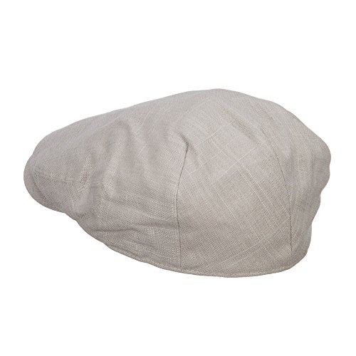 41t9xcmgqwl 6.jpg Men's Linen Summer Ivy Cap for Cool Comfort and Stylish Look | Summer Ivy Cap by e4Hats.com: Linen Material for Men