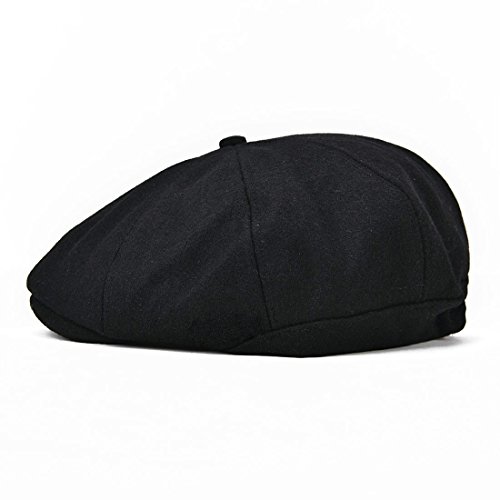 41uk7riyirl.jpg VOBOOM Men's Wool Blend Herringbone Newsboy Cap