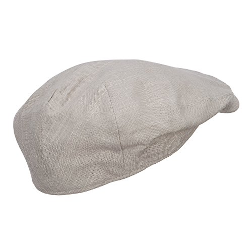 41v8q8hscfl 6.jpg Men's Linen Summer Ivy Cap for Cool Comfort and Stylish Look | Summer Ivy Cap by e4Hats.com: Linen Material for Men