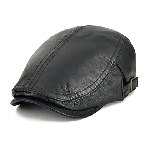 41x0uwjfnvl.jpg VOBOOM Adjustable Genuine Leather Ivy Cap